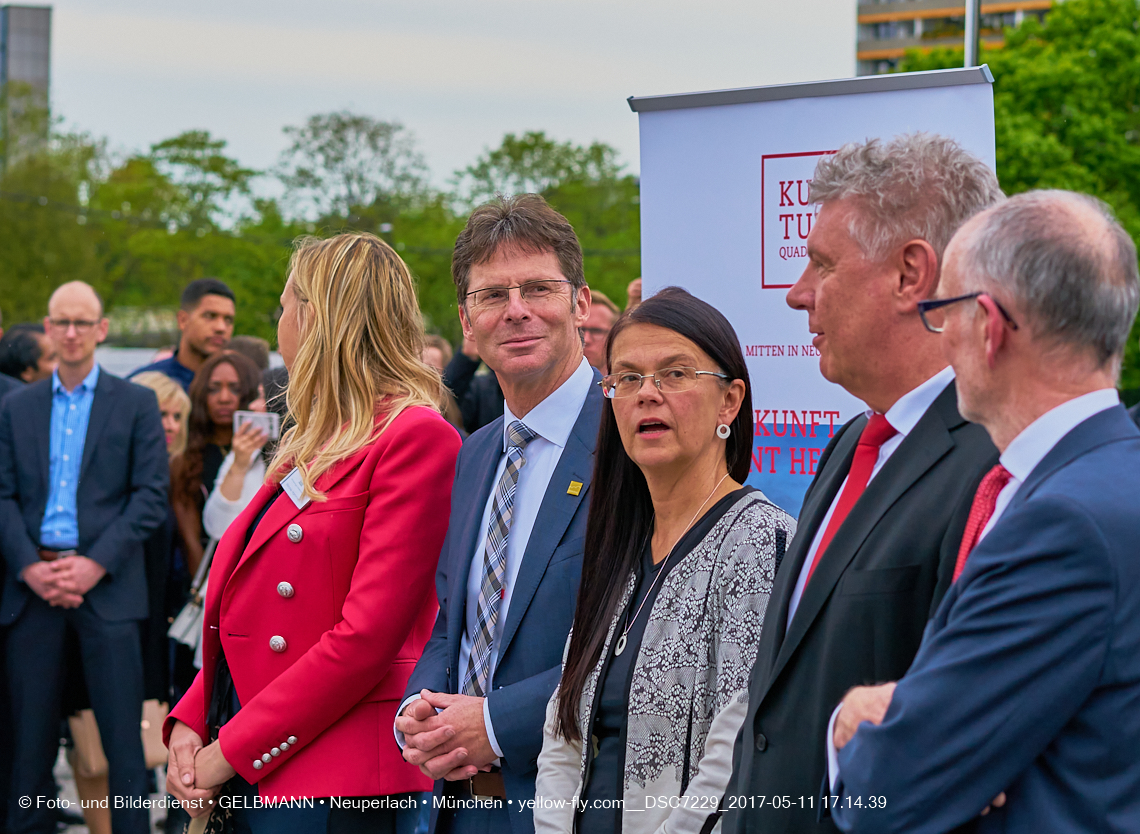 11. Mai 2017 - Grundsteinlegung für die LOGE und dem Kulturquadrat in Neuperlach